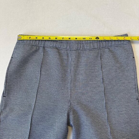 Todd Snyder Mens Houndstooth Track Pant Blue White Ankle Zip Stretch Size Medium - Picture 11 of 16